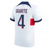 Paris Saint-Germain Manuel Ugarte #4 Vieraspaita 2023-24 Lyhythihainen
